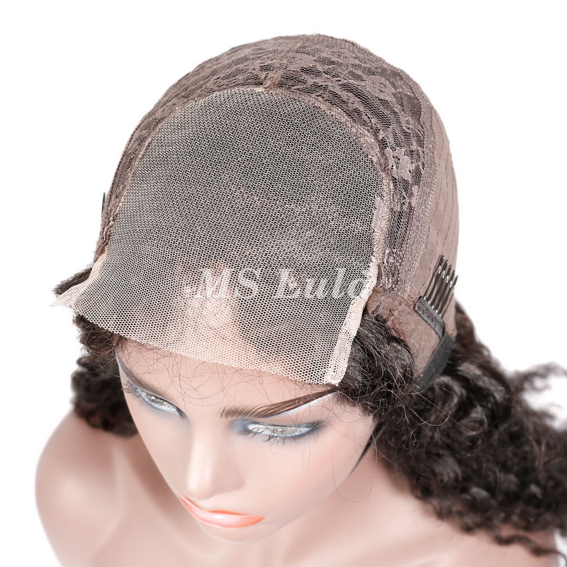 Deep Wave 4x4 5x5 6x6 7x7 Transparent Closure Wig - 图片 6